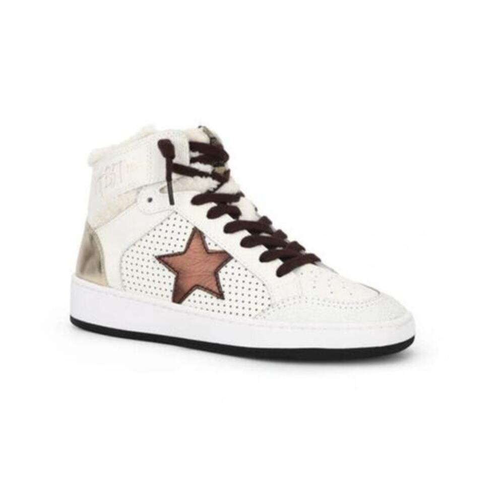 Vintage Havana Women's Jolene Genuine‎ Calf Hair Trimmed Mid Sneaker Size 11